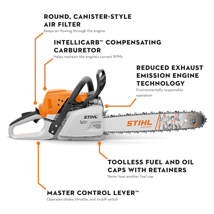 STIHL® MS 251 WOOD BOSS® Chainsaw 18 Inch with Bar and Chain