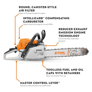 STIHL® MS 251 WOOD BOSS® Chainsaw 18 Inch with Bar and Chain
