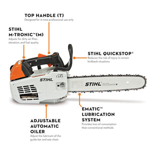 STIHL® MS 201 T C-M Chainsaw with 14 Inch Bar and Chain