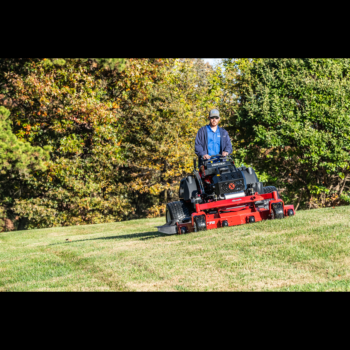 Exmark Vertex X-Series with 38.5 HP* Kawasaki FX1000V Engine and 72