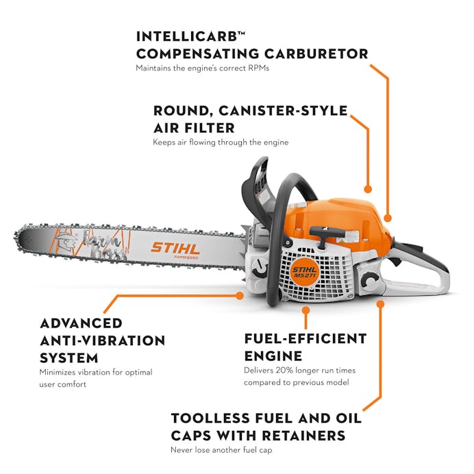 STIHL® MS 271 FARM BOSS® Chainsaw with 20 inch Bar and Chain