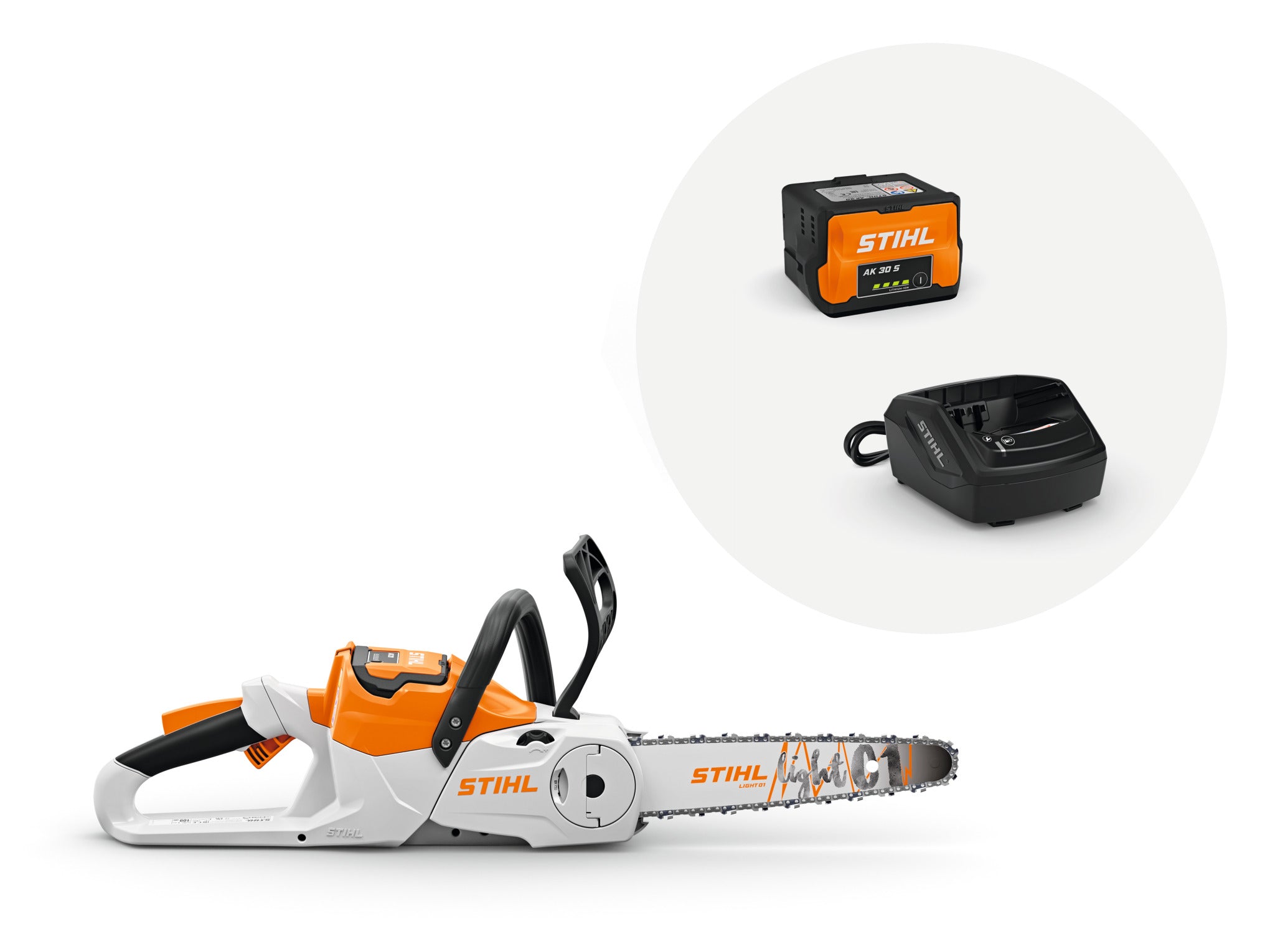STIHL® – MSA 70 C‑B Chainsaw | 36V Battery‑Powered | 12‑Inch Bar | Battery and Charger Included