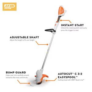 STIHL® FSA 57 Cordless trimmer, AutoCut C3-2 (Unit Only)