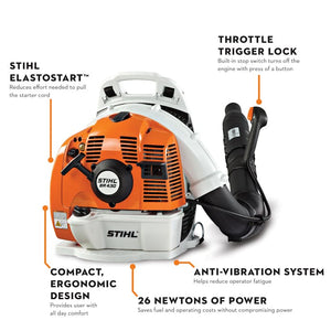 STIHL® BR 430 – Gas Backpack Blower | 63.3cc STIHL® Engine